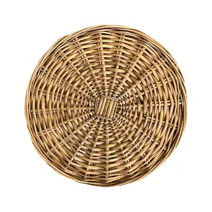 سینی حصیری مدل مروار طرح گرد کد 25