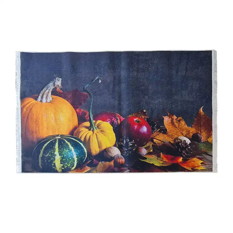 فرش پارچه ای مدل فرشینه طرح آشپزخانه کد 4110