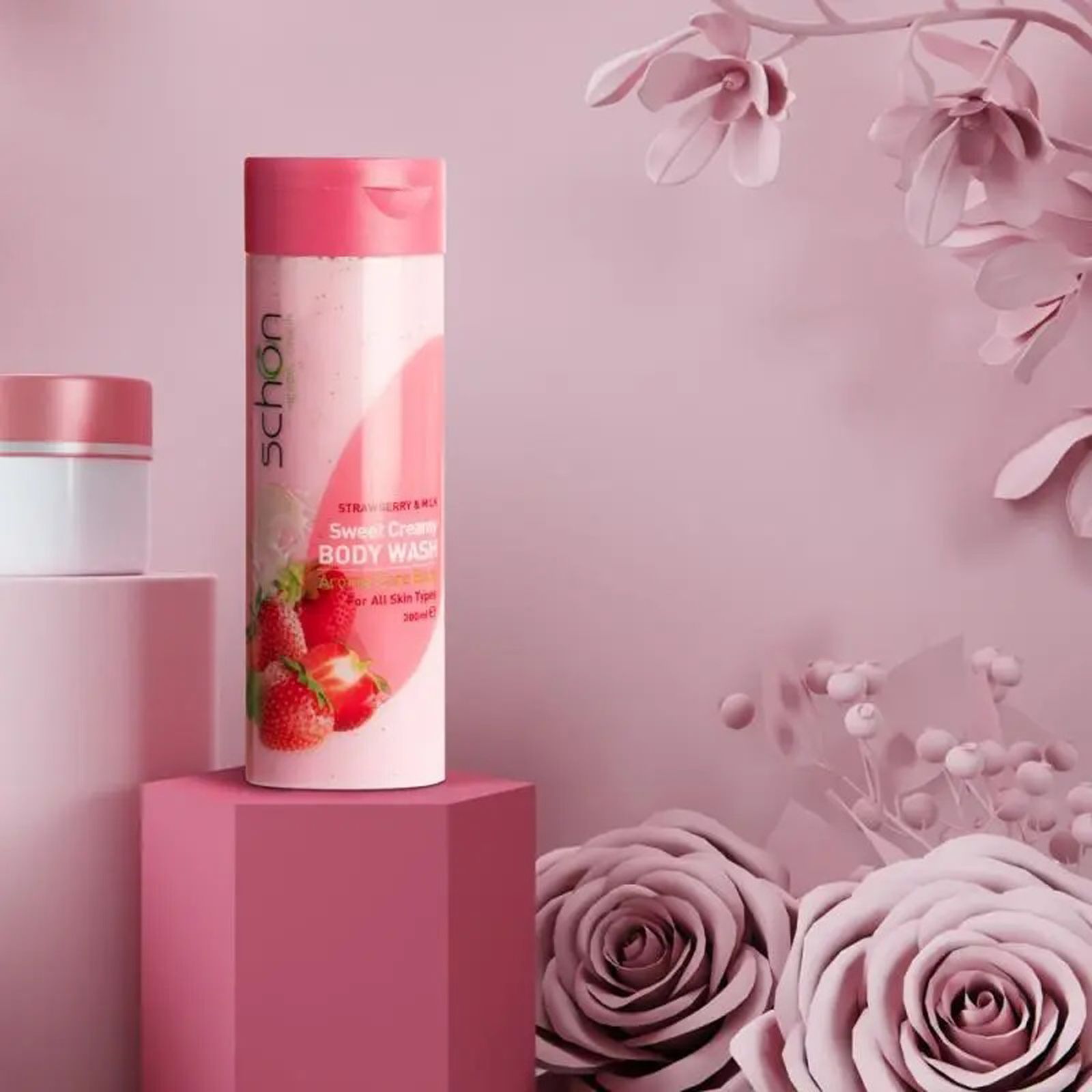 شامپو بدن شون مدل Strawberry And Milk حجم 300 میلی لیتر -  - 6