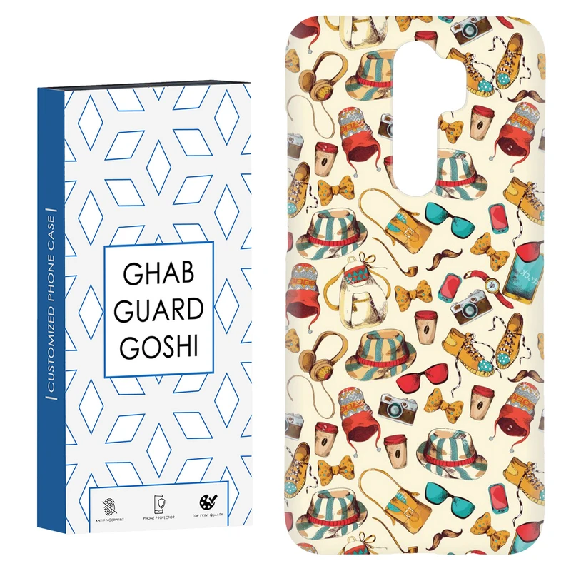 کاور قاب گارد گوشی طرح عینک و کلاه کد Dimo-788 مناسب برای گوشی موبایل شیائومی Redmi 9 / Redmi 9 Prime