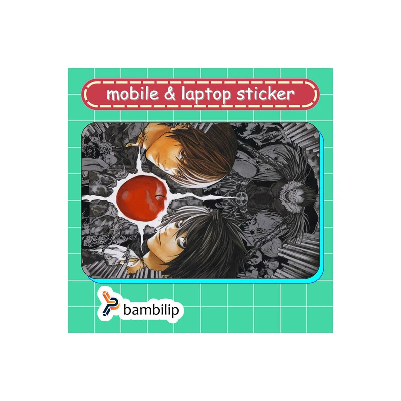 استیکر بامبیلیپ مدل کارت عابر طرح انیمه دفترمرگ کد 0489803