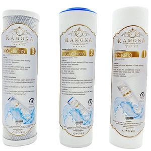فیلتر دستگاه تصفیه آب رامونا مدل PGC02 بسته 3 عددی