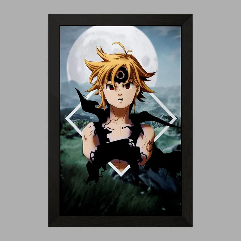 تابلو خندالو مدل ملیوداس انیمه هفت گناه کبیره  کد 17519