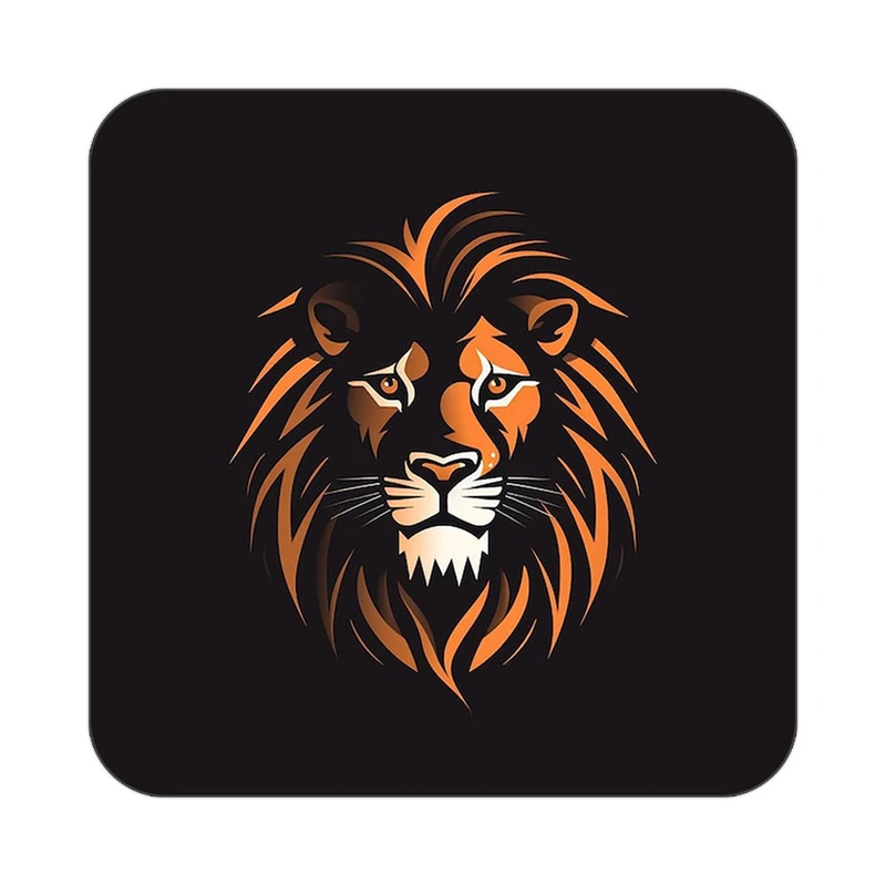 زیر لیوانی کاکتی طرح شیر مدل mp24093