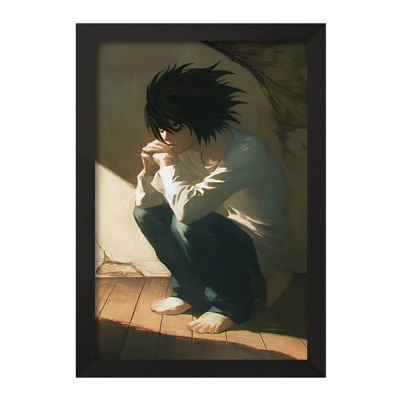 تابلو خندالو مدل انیمه دفترچه مرگ (Death Note) کد F9053