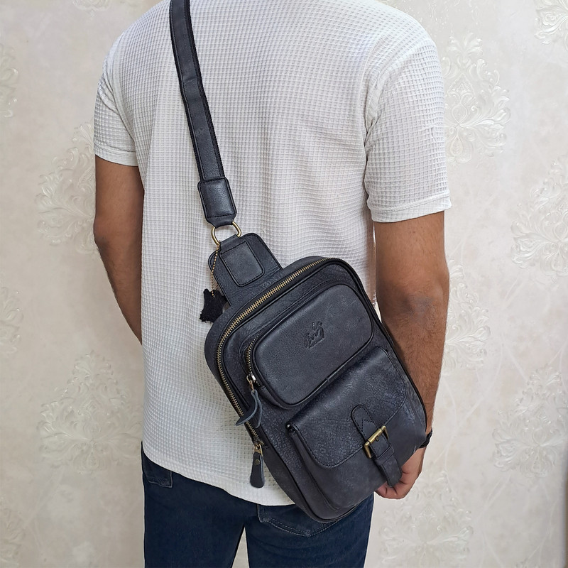 کیف کراس بادی چرمی آسو مدل آرکان اسلینگ