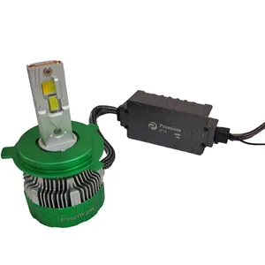 لامپ هدلایت خودرو پریمیوم مدل P75 دو رنگ کنترلی پایه H1