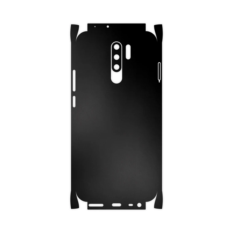 برچسب پوششی ماهوت مدل Black-Matte-FullSkin مناسب برای گوشی موبایل شیائومی Redmi 9