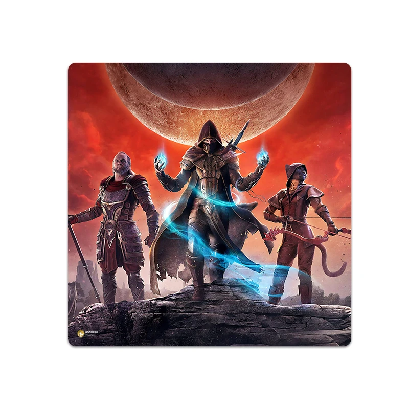 ماوس پد هومرو مدل NX559 طرح بازی The Elder Scrolls سایز 40x40 سانتی‌متر