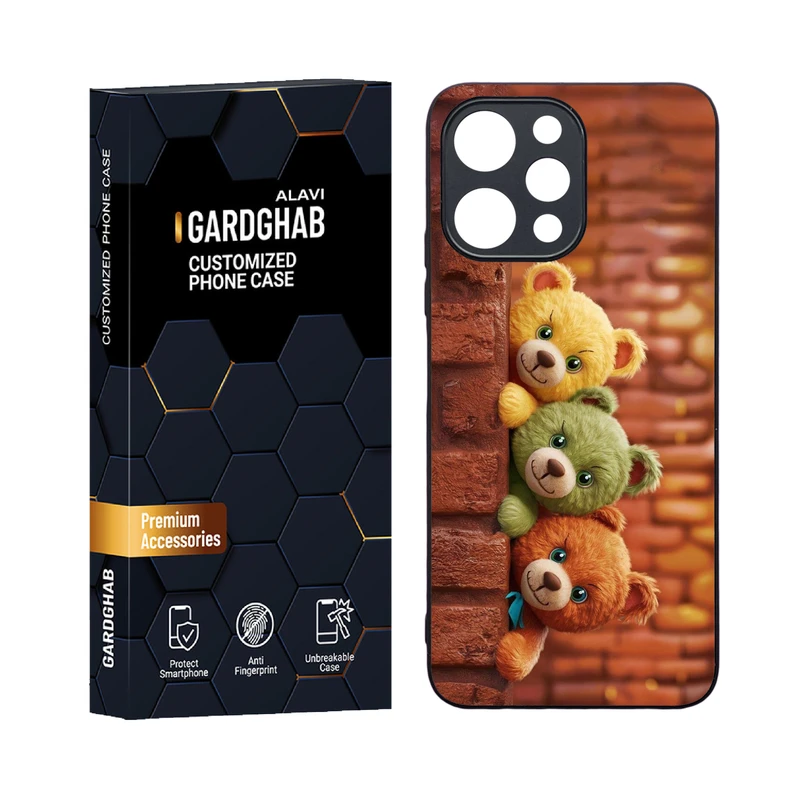 کاور گارد قاب علوی مدل دورژله ای کارتنی و انیمه مناسب برای گوشی موبایل شیائومی Redmi 12 4G / 12 5G