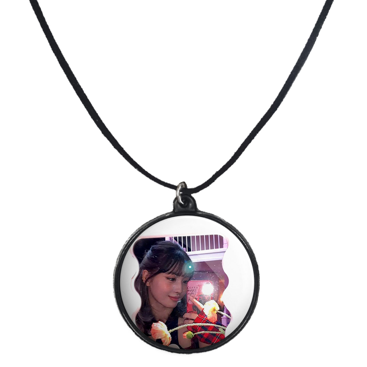 گردنبند پرمانه طرح تو ایس کد pmb.19706 مدل دو طرفه