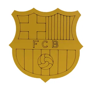 زیر لیوانی طرح تیم فوتبال بارسلونا اسپانیا مدل A1063