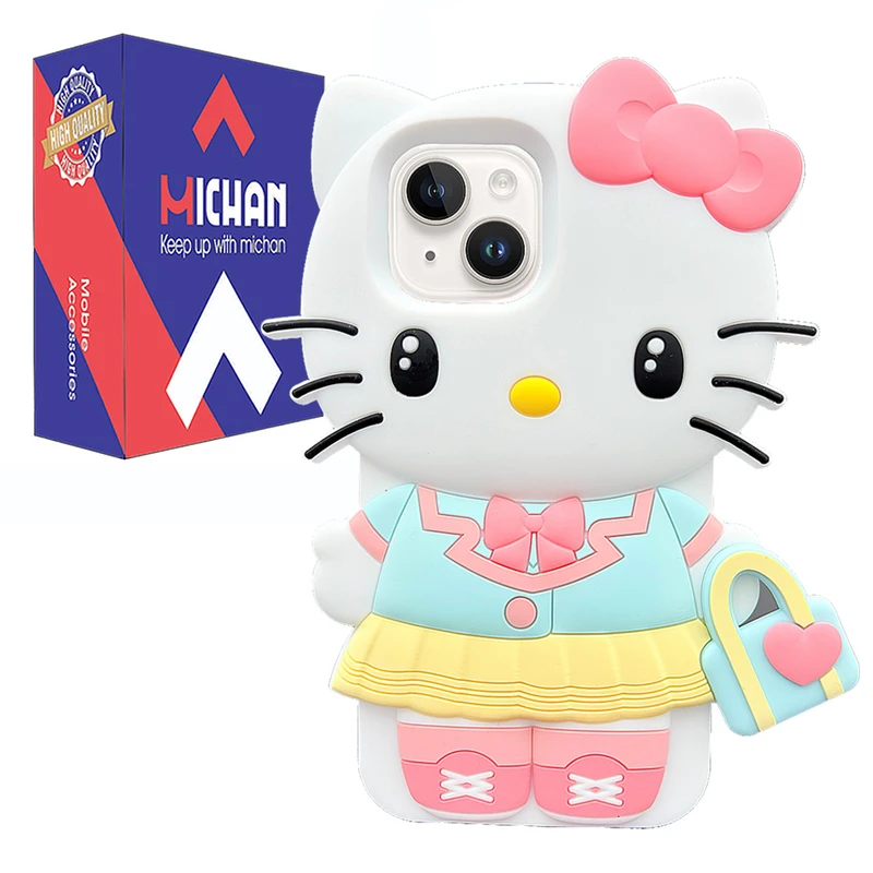 کاور میچان طرح کیتی مناسب برای گوشی موبایل اپل IPHONE 13/14/15