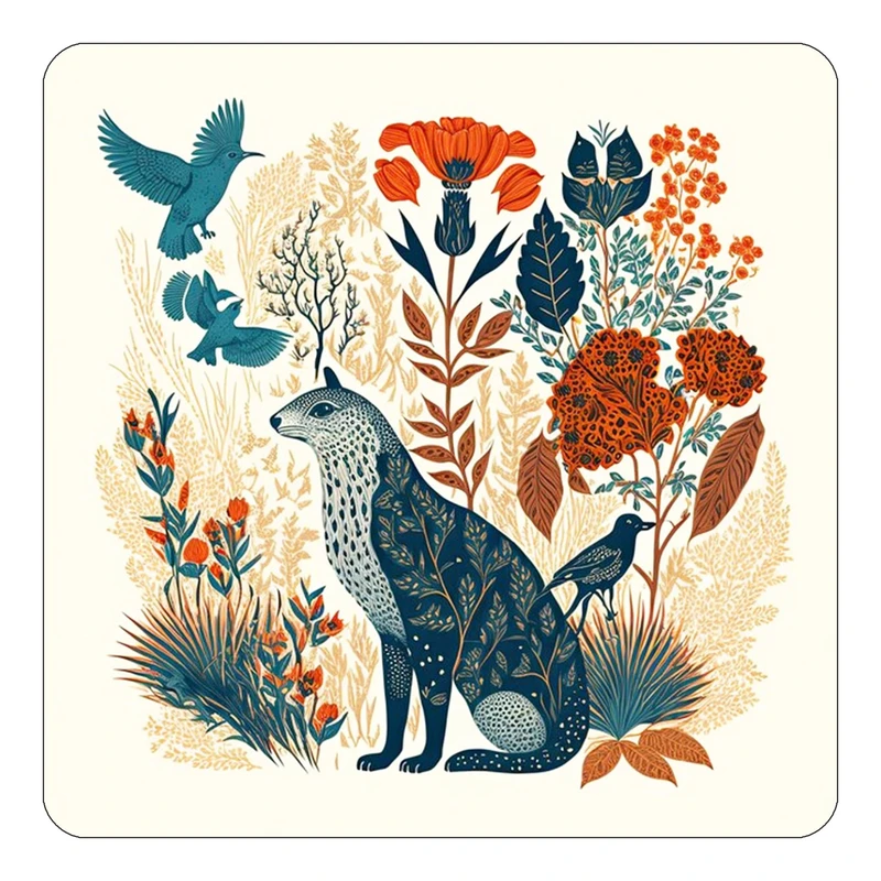 مگنت کاکتی طرح حیوانات رنگی مدل mp26239