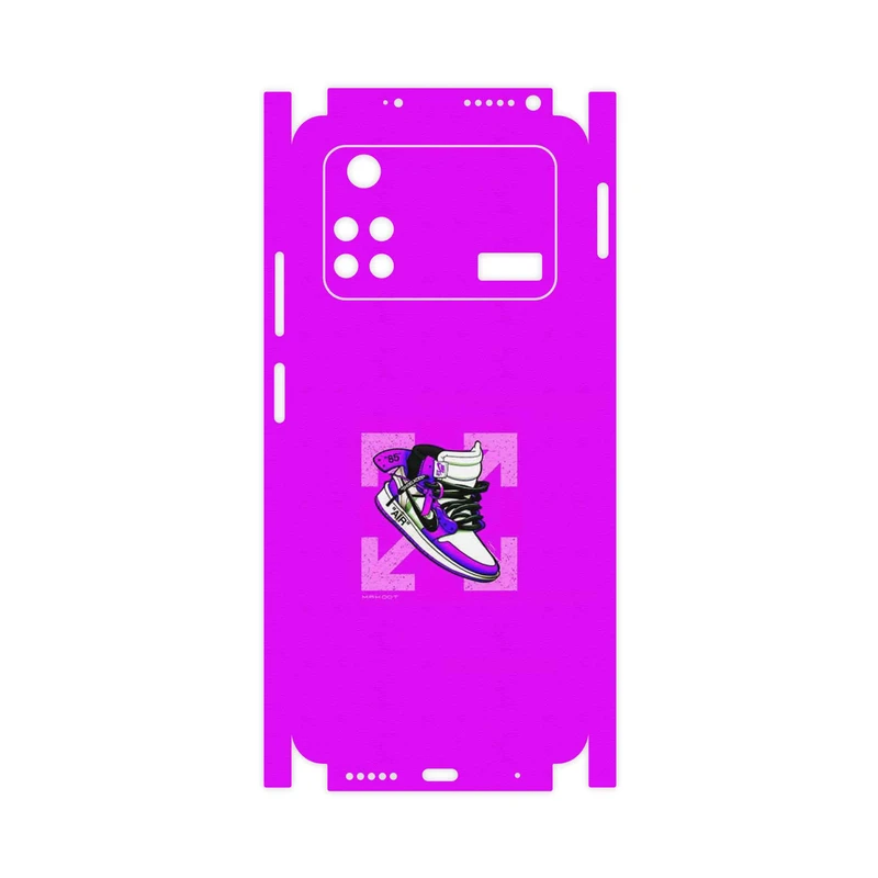 برچسب پوششی ماهوت مدل Nike Air Sneaker Digital Art-FullSkin مناسب برای گوشی موبایل شیائومی Poco M4 Pro 4G