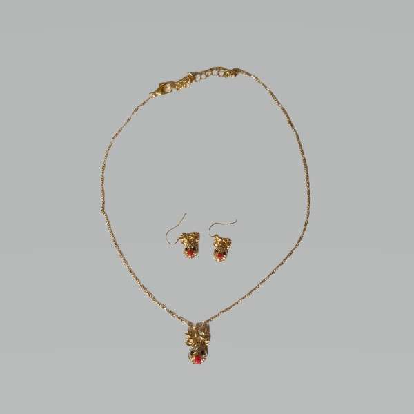 نیم ست دخترانه طرح گوزن