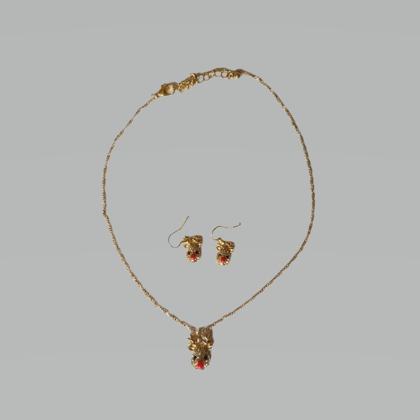 نیم ست دخترانه طرح گوزن