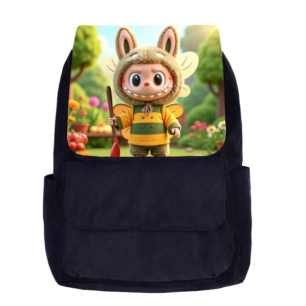 کوله پشتی مدرسه مدل عروسک لبوبو کد K065