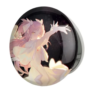 آینه جیبی خندالو طرح مادوکا کانام انیمه مادوکا مجیکا Madoka Magica مدل تاشو کد 18423