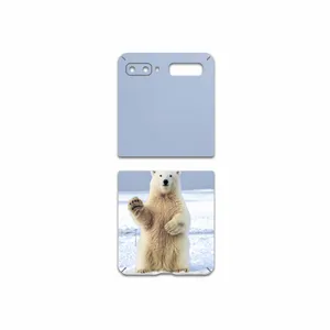 MAHOOT Polar-bear Cover Sticker for Samsung Galaxy Z Flip
