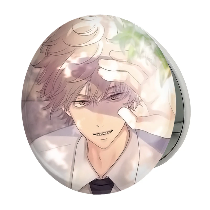 آینه جیبی خندالو طرح دنجی انیمه مرد اره ای Chainsaw Man مدل تاشو کد 17976 