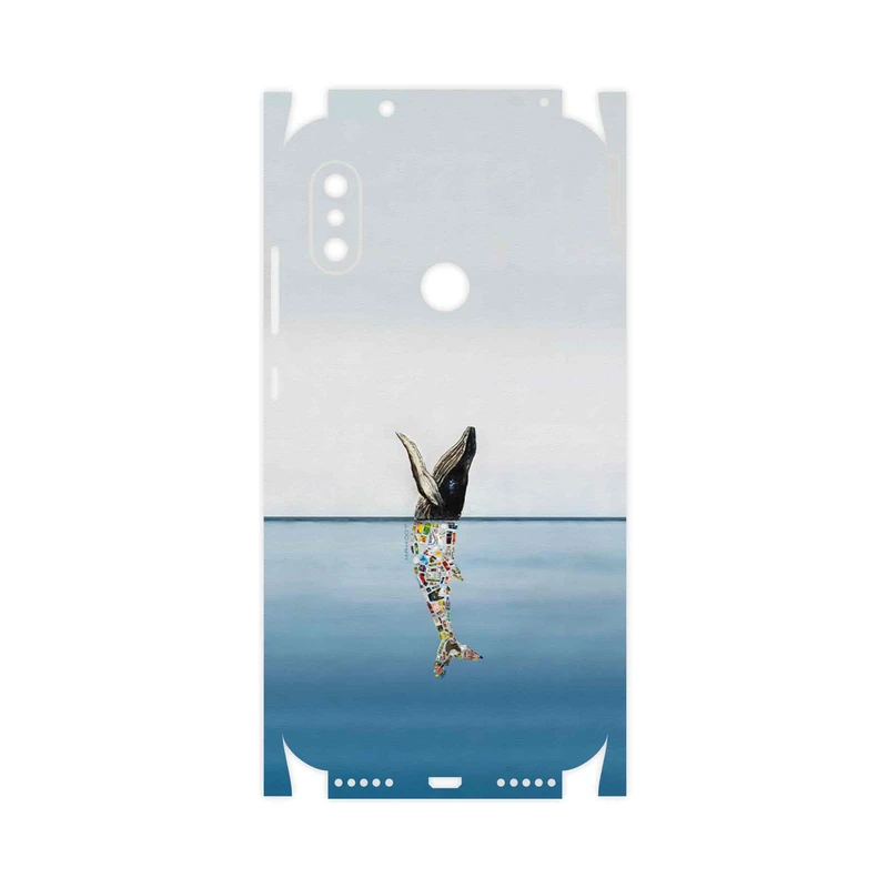 برچسب پوششی ماهوت مدل Collage of Sea Trash-FullSkin مناسب برای گوشی موبایل شیائومی Redmi Note 6 Pro