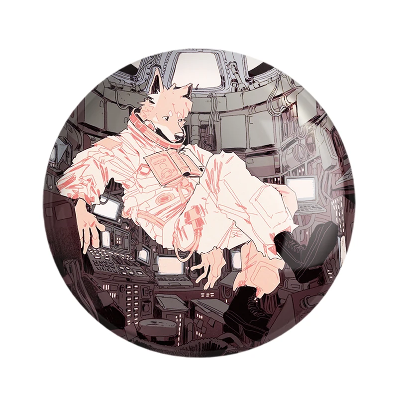 مگنت خندالو مدل گرگ حیوانات بامزه  کد 21072