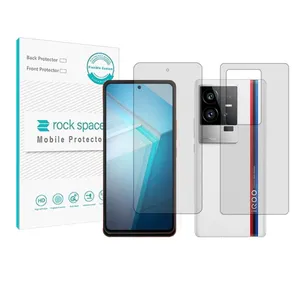 Rock space HyGEL model hydrogel screen protector suitable for Vivo iQOO 11S mobile phone with phone back protector