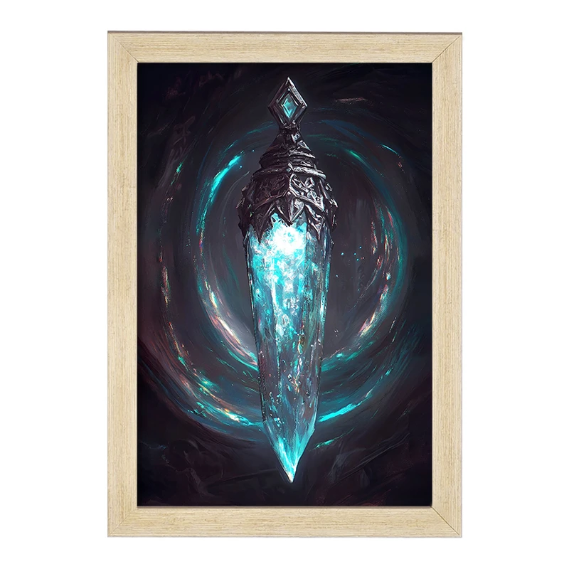 تابلو خندالو مدل کریستال در گرداب کیهانی کد F10767