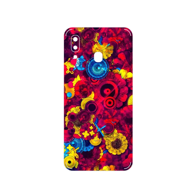 برچسب پوششی ماهوت مدل Vector Flower Garden Digital Art مناسب برای گوشی موبایل سامسونگ Galaxy A20e