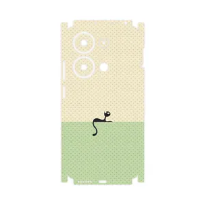 MAHOOT Minimal Internet Cat Icon-FullSkin Cover Sticker for Xiaomi Poco M6 Pro 4G