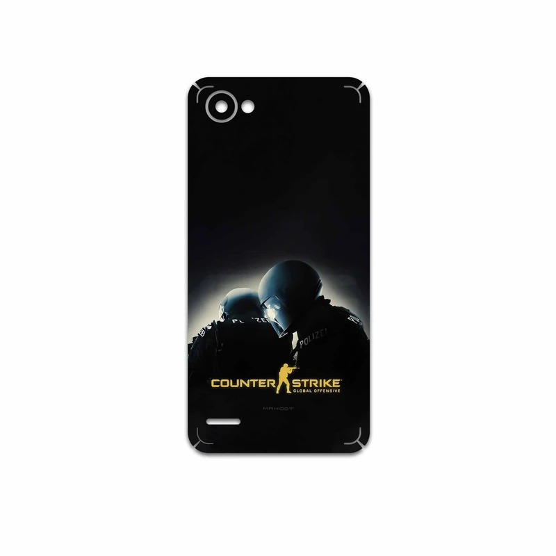 برچسب پوششی ماهوت مدل Counter-Strike مناسب برای گوشی موبایل ال جی Q6