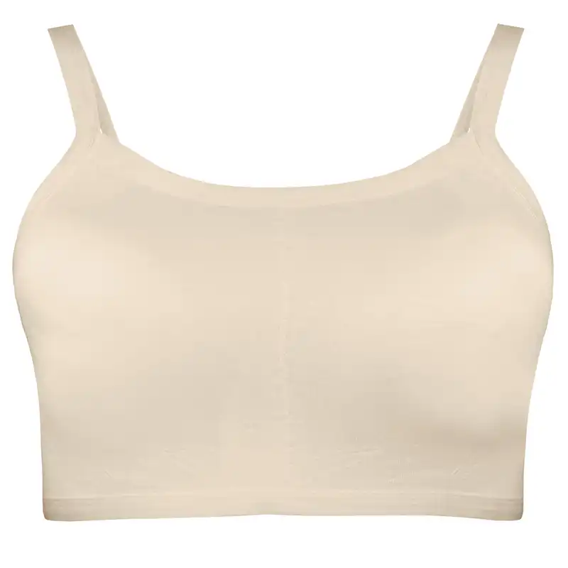 نیم تنه ورزشی زنانه ماییلدا مدل بدون فنر پددار کد 4502  رنگ کرم