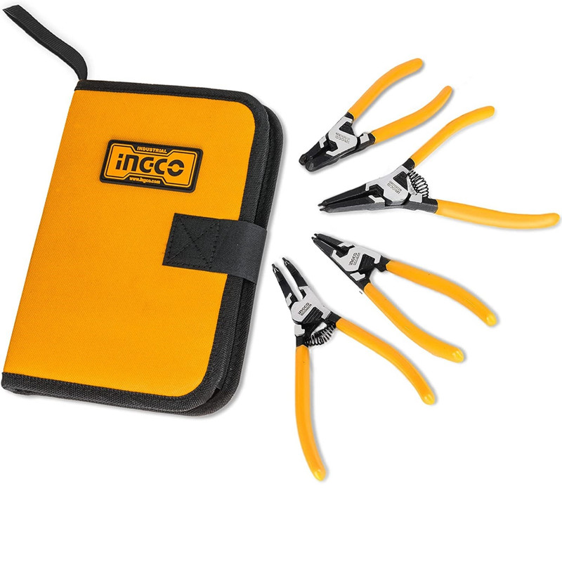 انبر خار باز کن و انبر خار جمع کن اینکو مدل HCCPS26125 سایز 5 اینچ مجموعه 4 عددی