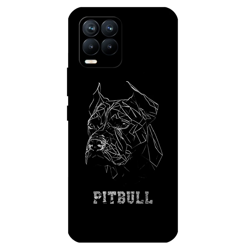 کاور مگافون طرح پیتبول مدل 1883 مناسب برای گوشی موبایل ریلمی 8 4G / 8 Pro   