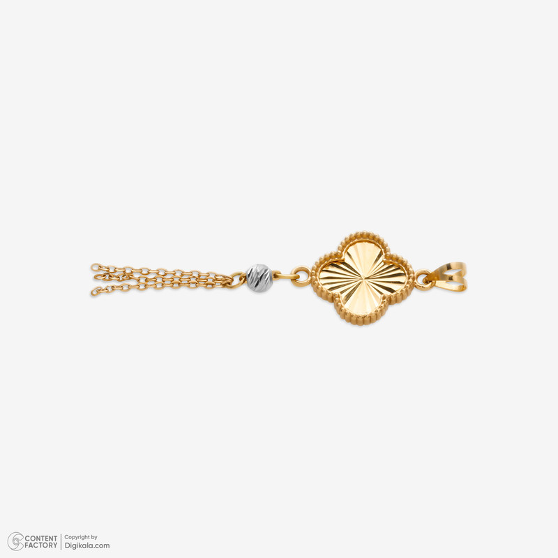 آویز گردنبند طلا 18 عیار زنانه گلدم طرح ونکلیف کد pe144004