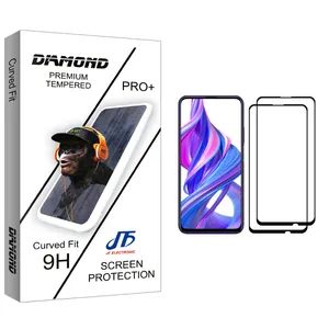 JF Diamond glass Screen Protector For  Honor 9X Pro Pack Of 2