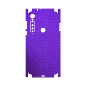 MAHOOT Purple-Fiber-FullSkin Cover Sticker for Motorola One Vision Plus
