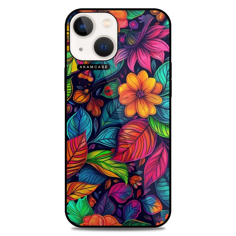 کاور آکام مدل AMC-WA13-FLOWERS-36 مناسب برای گوشی موبایل اپل iPhone 13