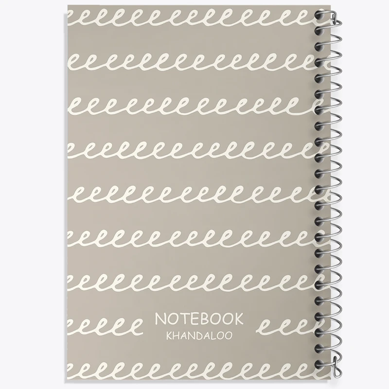 دفتر مشق 50 برگ خندالو طرح پترن فانتزی کد N454