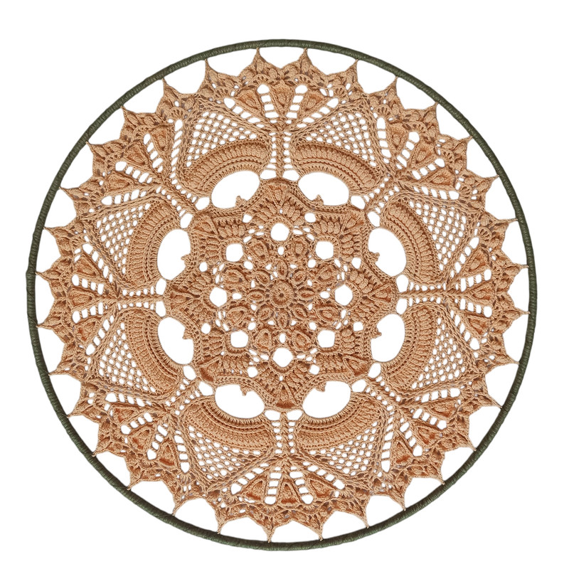 دیوارکوب بافتنی مدل لاله