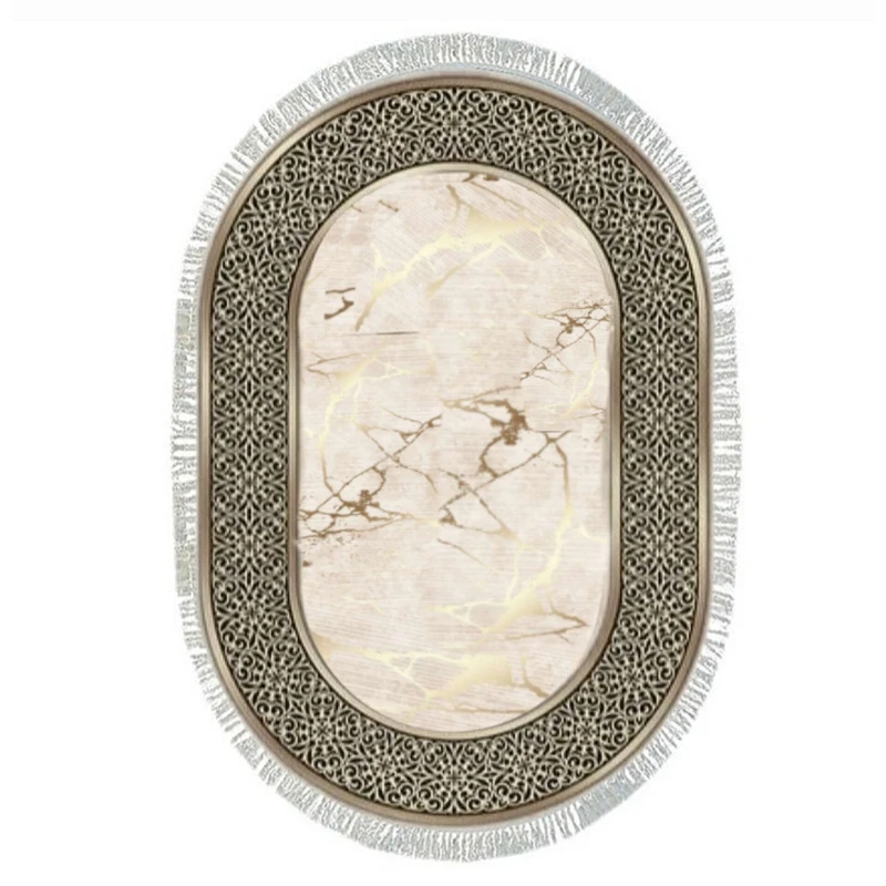 پادری مدل بیضی سنگی ترمز دار کد E44 سایز 50×80  سانتی متر مناسب برای فضای داخلی 