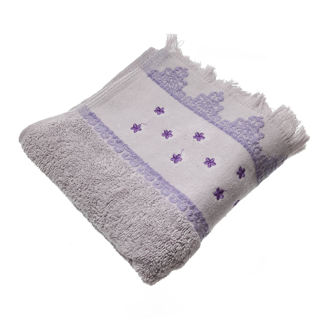 حوله دستی مدل ملیسا سایز 40x80 سانتی متر