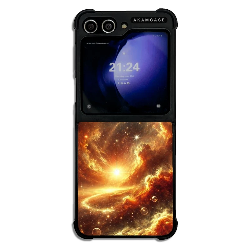 کاور آکام مدل AMC-WSGZFLIP5-ASTRONOMY-5 مناسب برای گوشی موبایل سامسونگ Galaxy Z Flip 5