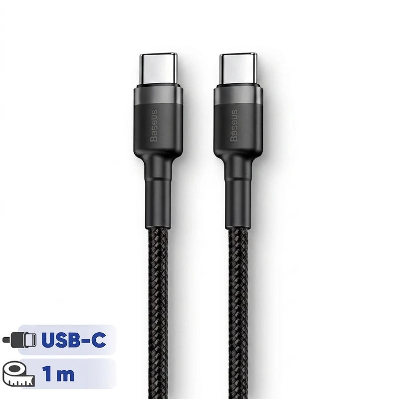 کابل USB-C باسئوس مدل CATKLF-GG1 طول 1 متر