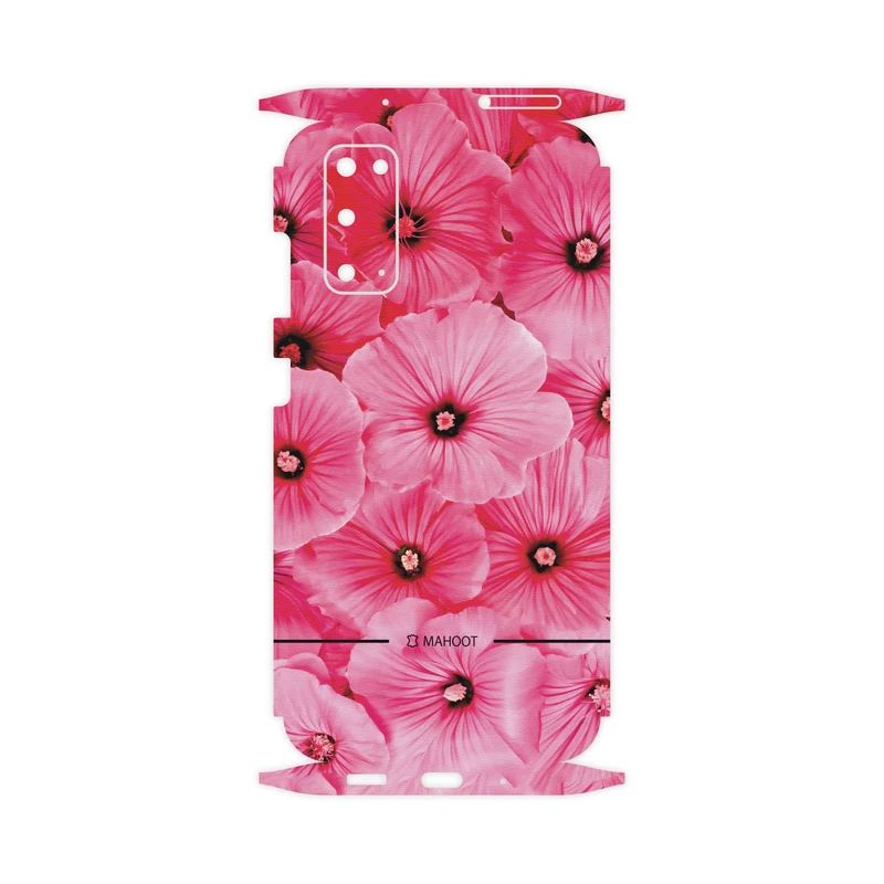 برچسب پوششی ماهوت مدل Pink-Flower-FullSkin مناسب برای گوشی موبایل سامسونگ Galaxy S20