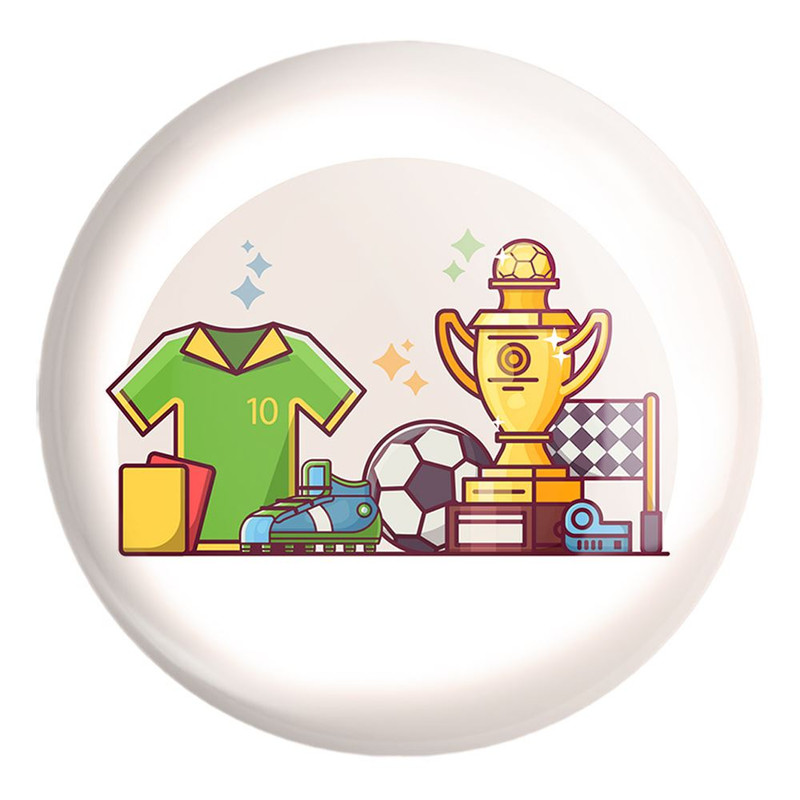 پیکسل خندالو طرح فوتبال Football کد 25974 مدل بزرگ