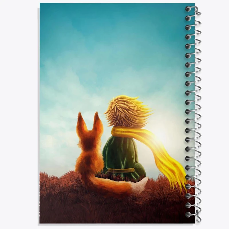 دفتر مشق 50 برگ خندالو مدل شازده کوچولو کد 1829