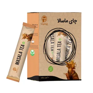 چای ماسالا بدون شکر با شیرین کننده استویا پپتینا بسته 10 عددی