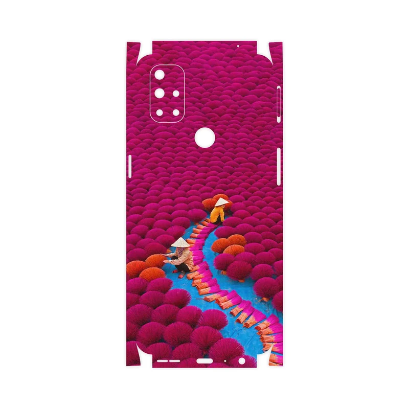 برچسب پوششی ماهوت مدل Vietnam Incense Wood Farms-FullSkin مناسب برای گوشی موبایل وان پلاس Nord N10 5G